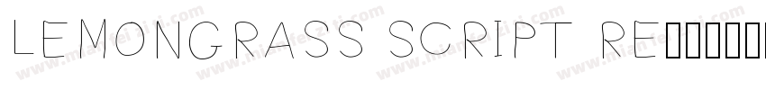 LEMONGRASS SCRIPT RE字体转换